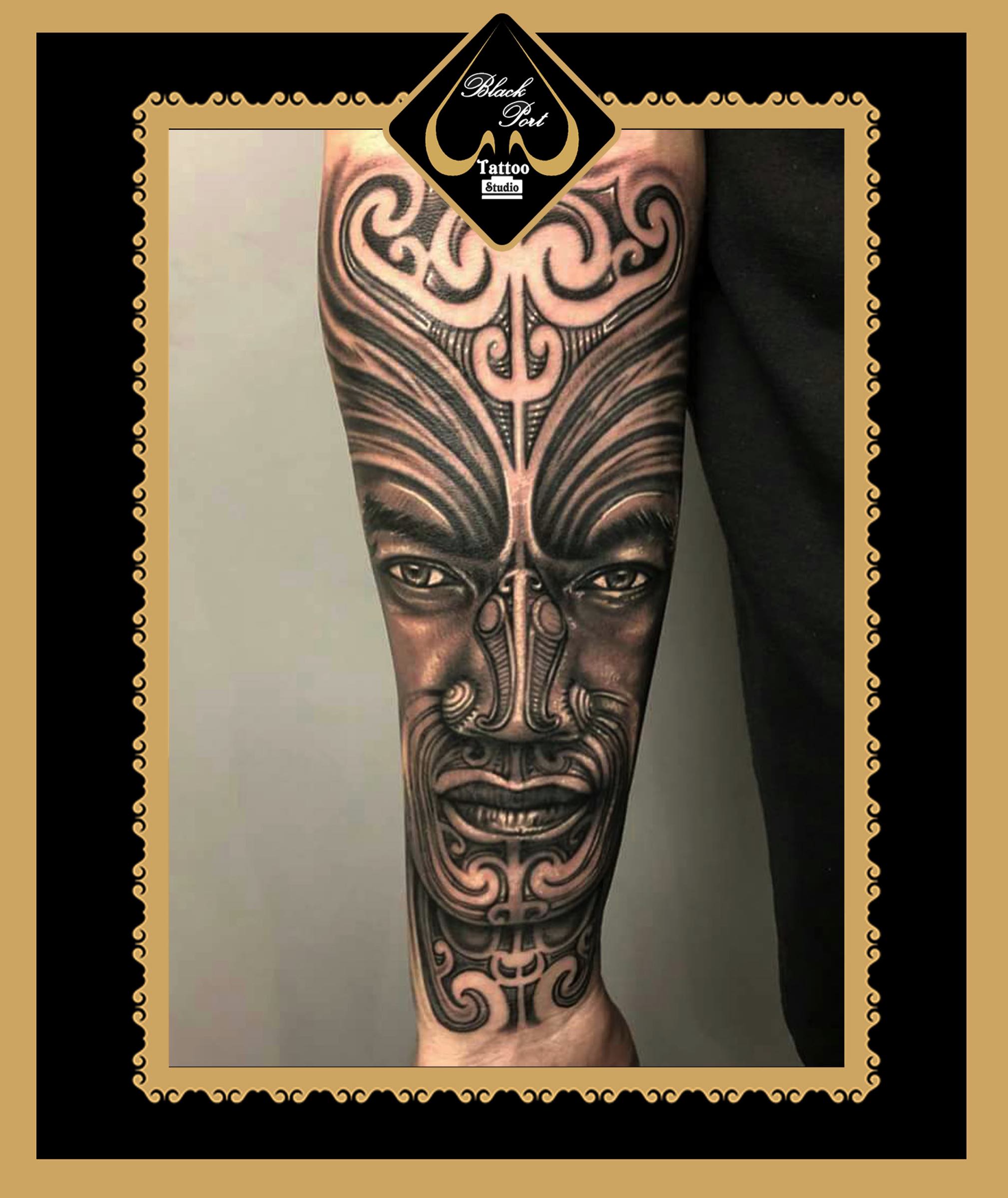 Black Port Tattoo