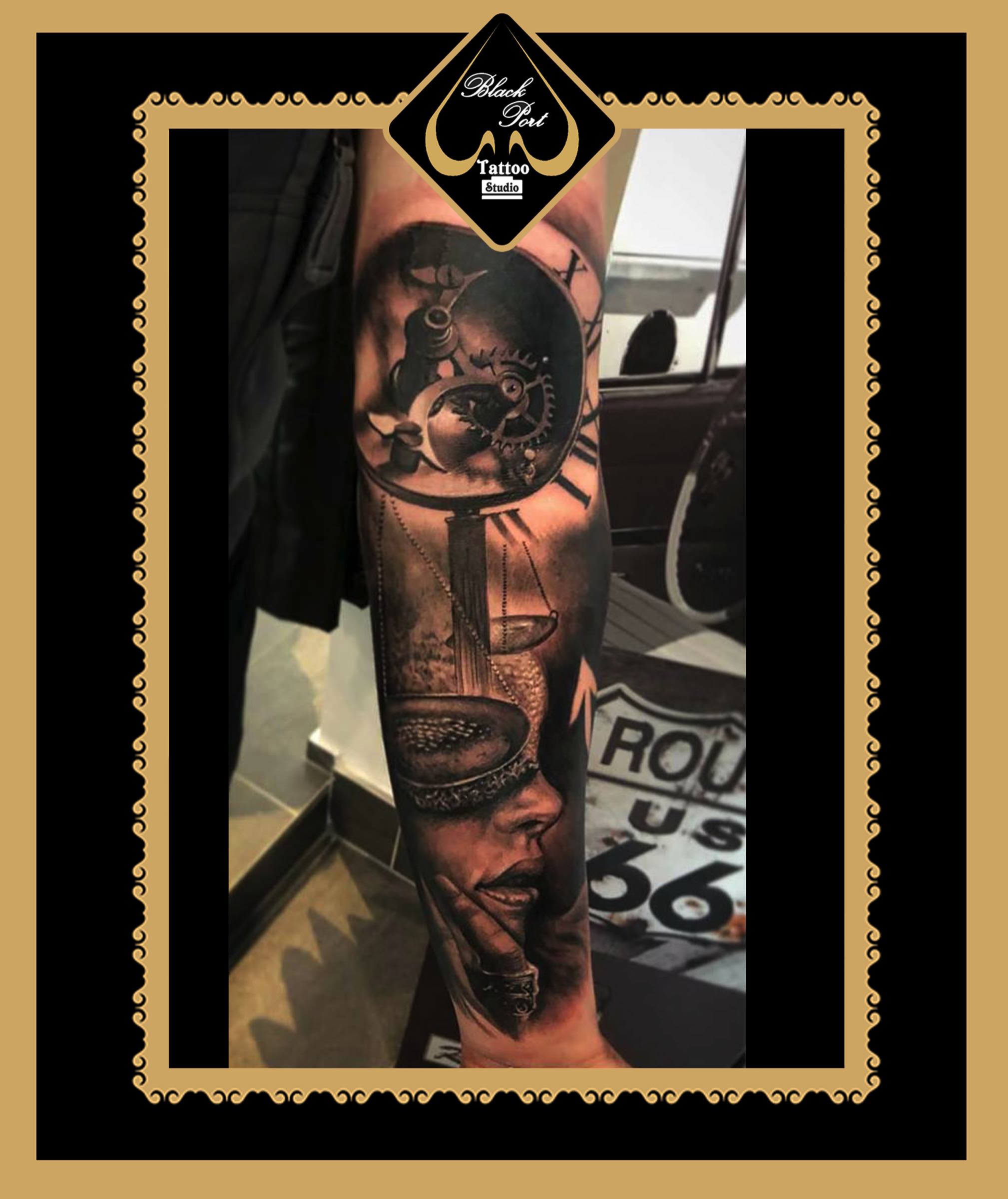 Black Port Tattoo