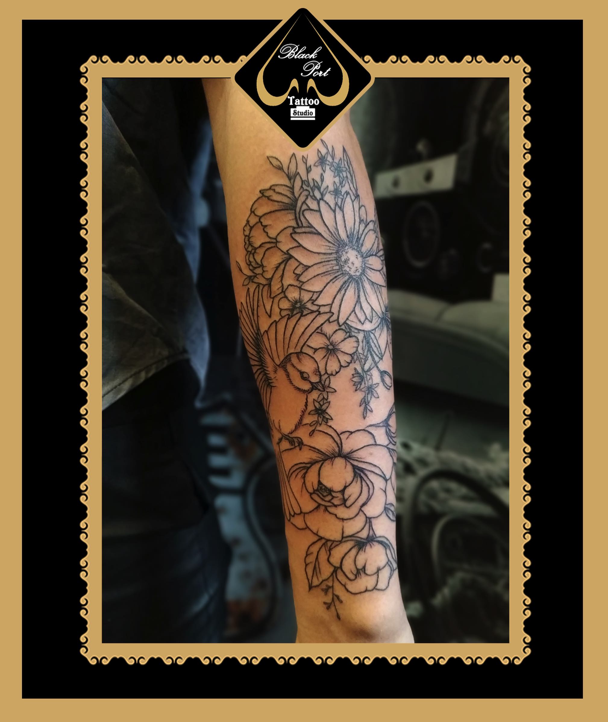 Black Port Tattoo